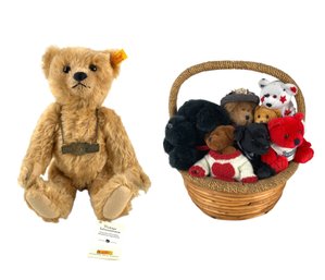 Steiff Genuine Mohair 100th Anniversary German Teddy Bear & Vintage Plush - #S10-4