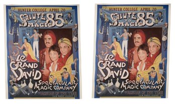 1985 Le Grand David Salute To Magic Spectacular Poster (se Of 2) - #S28-3