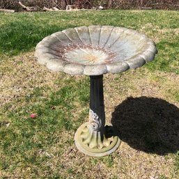 Vintage Cast Iron & Aluminum Bird Bath - #BOB