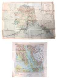 1987 State Of Alaska Geological Survey & 1985 Juneau Alaska-Canada Topographical Map - #S8-4