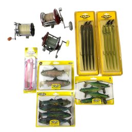 Penn Jigmaster And Penn Peer 209 Fishing Reels & Storm Fishing Lures - #S13-1