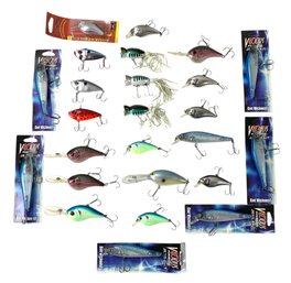 Fishing Lures: Arbogast Hula Poppers, Vicious Jerk Bait, Crankbait - #S16-5