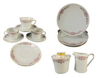 Mittertiech Bavaria Germany Rosebud Luncheon Set - #S7-3