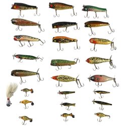 Vintage Folk Art Handcrafted Freshwater Fishing Lures, Signed - #S5-4