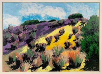 'Grassslands Series No. 23' Enhanced Print, Signed Art Harrington (American, 20th/21st C.) - #S11-4L