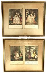 18th Century Hand Colored French Engravings By Jean-Michel Moreau The Younger - #S13-F
