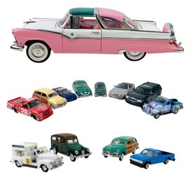 Collection Of Diecast Cars & Trucks: Danbury Mint, Franklin Mint, Maisto & More - #S2-1