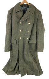Vintage Soviet USSR Military Uniform Wool Overcoat - #S5-5