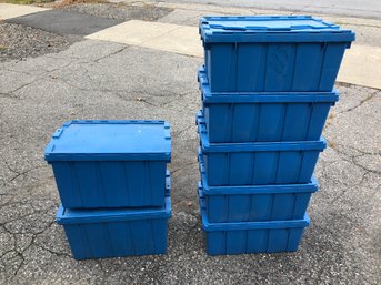 Heavy Duty Round Trip Totes With Interlocking Tops - #SR