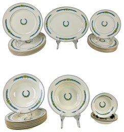 Myott, Son & Co. Ltd. Staffordshire, England Athens Pattern 30-Piece Dinnerware Set - #S4-3