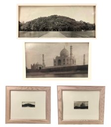 Banyan Tree, Calcutta & Taj Mahal Framed Lithographic Prints - #A11