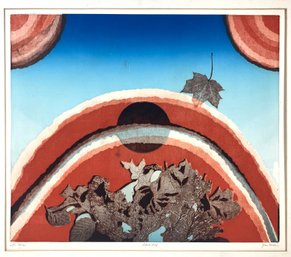 LIFE FORCE Color Etching, Signed Joan Miller, Artist's Proof - #SW-1