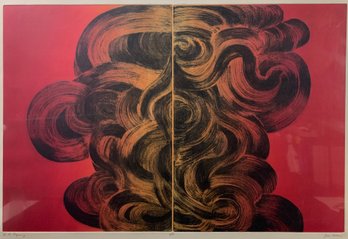 IN THE BEGINNING Limited Edition Color Etching, Signed Joan Miller - #S12-F