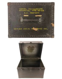 Vintage U.S. Military Camera Case By Chicago Aerial Industries Inc.  - #S24-1