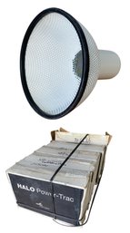 Cooper HALO White Perforated Metal Shade Power Trac Lighting Fixtures - #SC