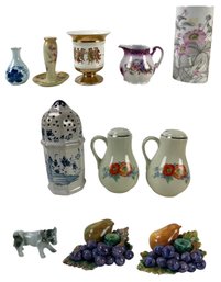 Collection Of Porcelain & Ceramics: Rosenthal, Delft, Occupied Japan & More - #S11-1