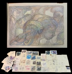 Anne Neumark, WPA (American, 1906-1997) Portfolio Of Drawings - #S22-4