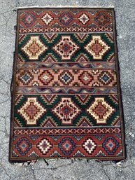 Turkish Kilim Wool Area Rug (3X5) - # S16-2