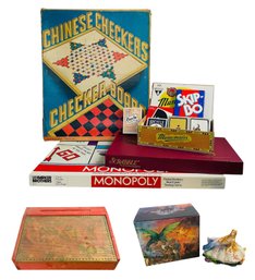 Myths & Legends Mermaid Trinket Box, Vintage Playing Cards, Chinese Checkerboard & More - #BR-2