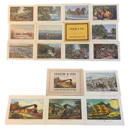 Collection Of Currier & Ives Color Prints - #S1-1