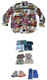 Yves Saint Laurent Men's Pajamas, Nick & Nora Scarves, Men's Shirts & More - #S8-1