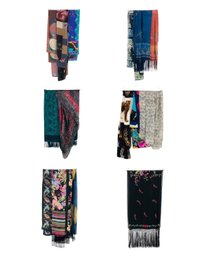 Collection Of Scarves & Shawls: Anne Klein, Alfred Sung, Chico's, Nine West, Silkscapes & More - #CR