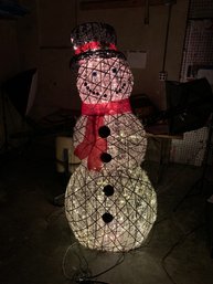 Home Accents Lighted Outdoor 6-Foot Holiday Snowman - #BR