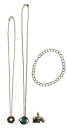 Sterling Silver Pendant Necklaces (18.6 GRAMS) - #JC-B3