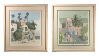 Ocean Front & La Casa Azul Framed Art Prints By William Buffet - #S12-F