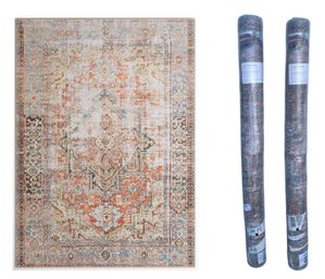Loloi Loren Terracotta Sky 5' X 7'6' Area Rugs, NEW (Set Of 2) - #SW-9