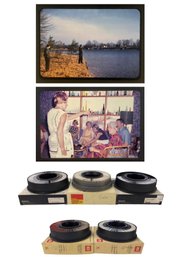 1940s-1980s Travel & Family Snapshot Color Film Slides With Carousel Slide Trays - #S5-5
