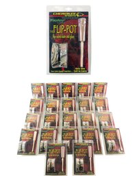 Cherokee Sports The Flip-Pot Turkey Calls & Strikers, Set Of 22 (NEW) - #S13-1