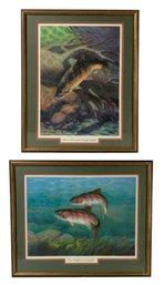 Lo Andriese (Dutch/American, 1937-2022) Signed Limited Edition Trout Prints - #S13-F