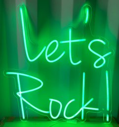Let's Rock! LED Neon Sign (WORKS) - #S8-F