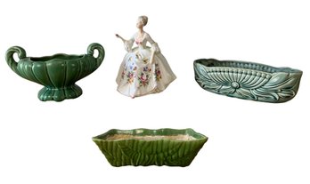 Royal Doulton Diana Figurine, Ceramic Planters By McCoy Pottery, Ungemach & More - #S9-2