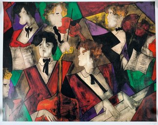 Linda Le Kinff Seriolithograph GRAND ORCHESTRE - #S7-5