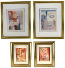 Framed Art Prints: Abstract/Female Nude, Head With Open Eyes Alexej Von Jawlensky - #S17-1