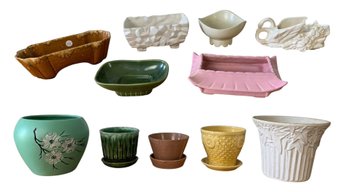 Vintage McCoy Pottery Planters - #S14-3