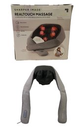 Sharper Image Real Touch Massage, Cordless Neck & Back Shiatsu With Heat - #S6-2