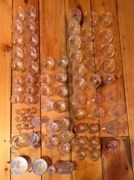 Collection Of Assorted Glassware, Maple Syrup Pitcher & Fine Bone China Teacups - #LFT