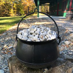 Cast Iron Fireside Cauldron Pot - #FY