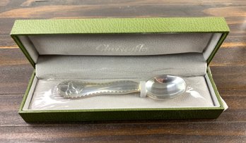 Christofle Charlie Bear Silver Plated Baby Spoon (NEW WITH BOX) - #FS-6