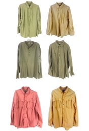 LL Bean Fly Fishing Shirts, LL Bean Button-Down Shirts & LL Henley Shirt (Men's XL) - #CR