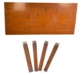 Solid Pine Wood Farmhouse Dining Table - #SC