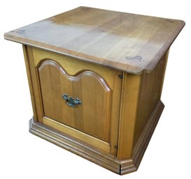 Vintage Bassett Furniture End Table Cabinet - #BM