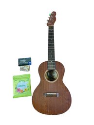 Fender Hau'oli Tenor Ukulele With Brand New Martin & Co. M600 Strings, Bridge & Pin Set - #S2-4