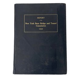 1920 Report Of The New York State Bridge & Tunnel Commission By J.B. Lyon Co. - #S12-5