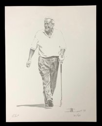 Signed William VanZandt Golf Pro Arnold Palmer Limited Edition Print No. 21/500 - #S27-2