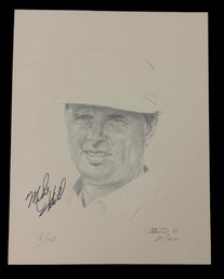 Signed Mike Hill & William VanZandt Limited Edition Golf Pro Print No. 87/100 - #S27-2