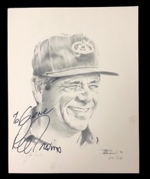 Signed Lee Trevino & William VanZandt Limited Edition Golf Pro Print No. 115500 - #S27-2